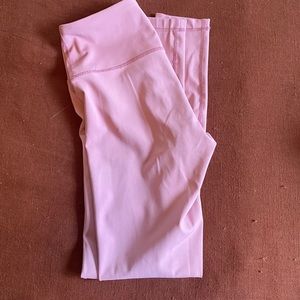 Baby pink 90 degree leggings